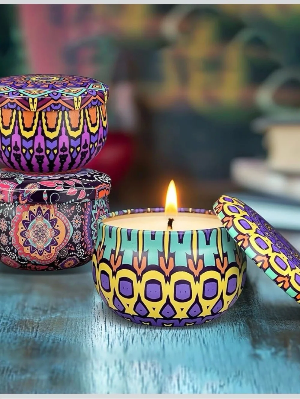Bohemian Style Soy Mini Candles
